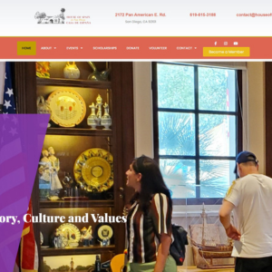 House of Spain website thumbnail.